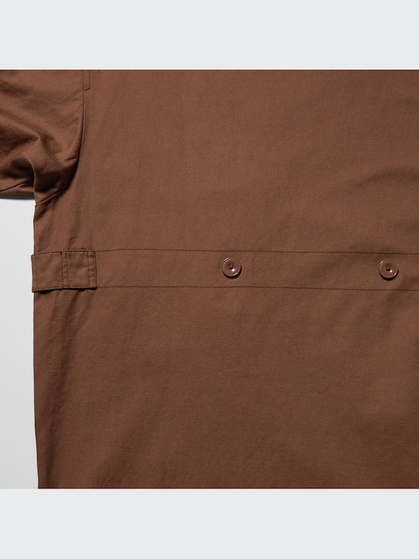 U Relaxed 3/4 Sleeve Pullover Dress