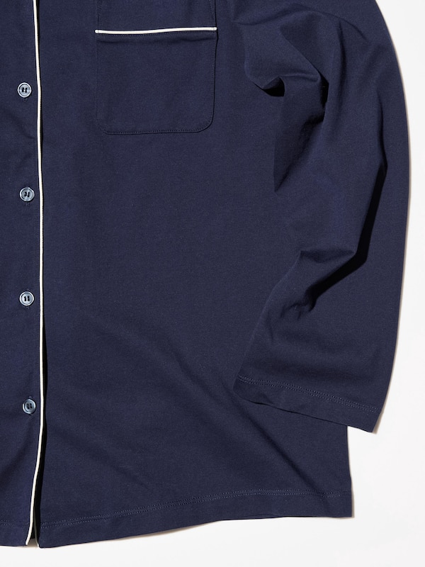 AIRism Cotton Long-Sleeve Pajamas