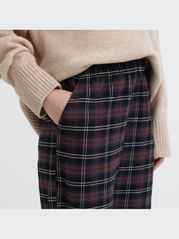 Flannel Checked Pants