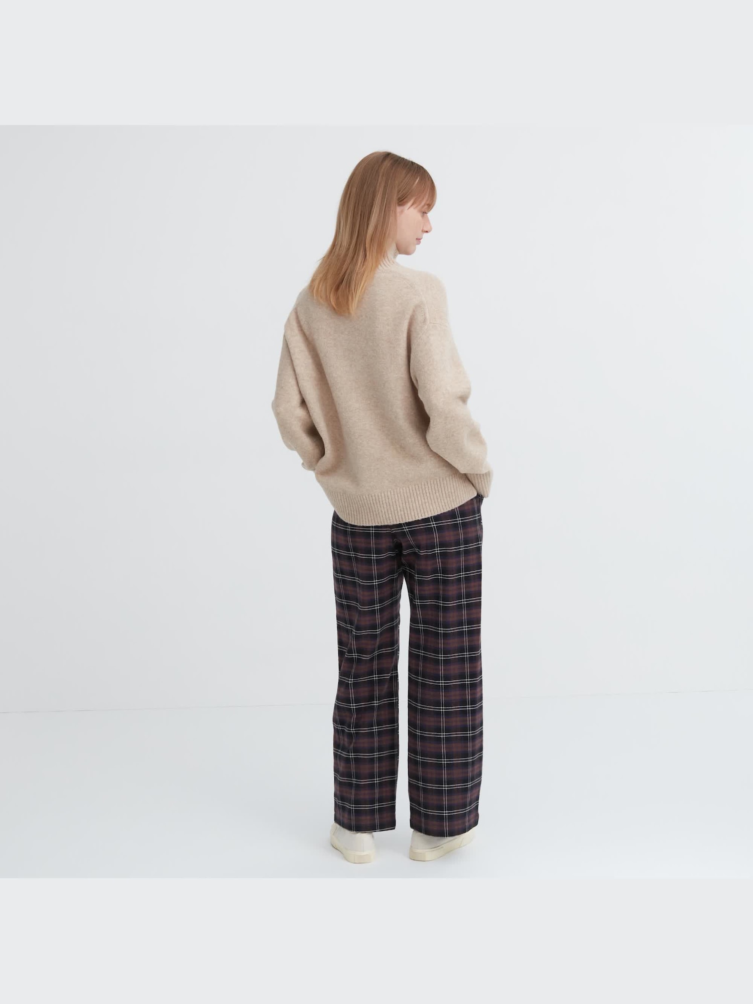Women's Flannel Checked Pants | UNIQLO US