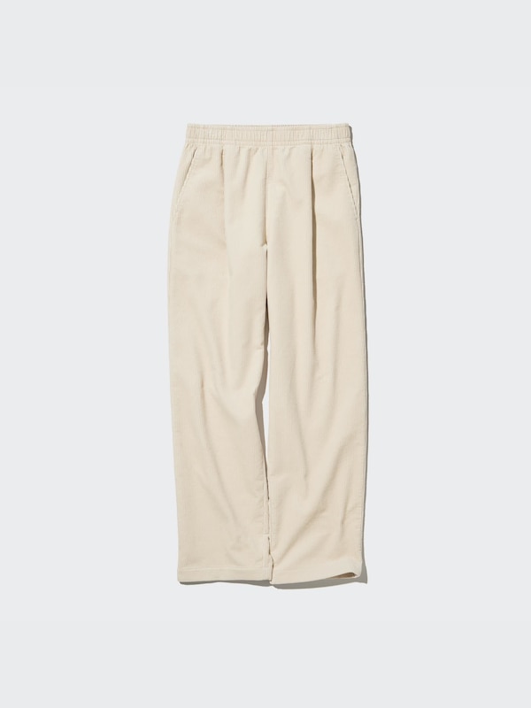 Pantalon Relax 7/8ème en Velours Côtelé