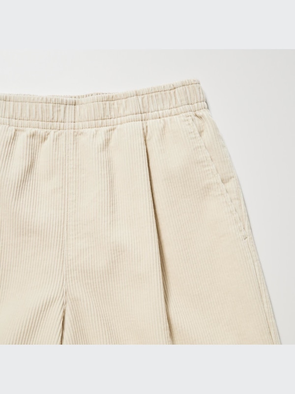 Pantalon Relax 7/8ème en Velours Côtelé