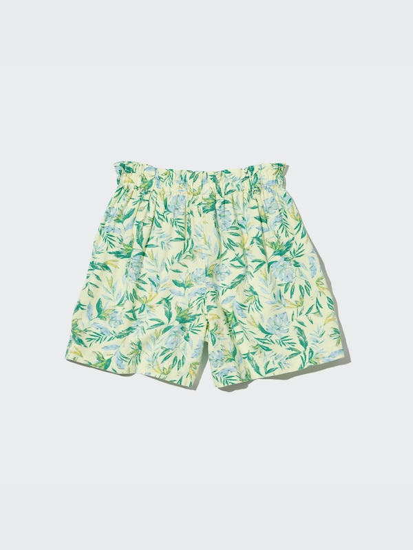 Linen Blend Easy Shorts