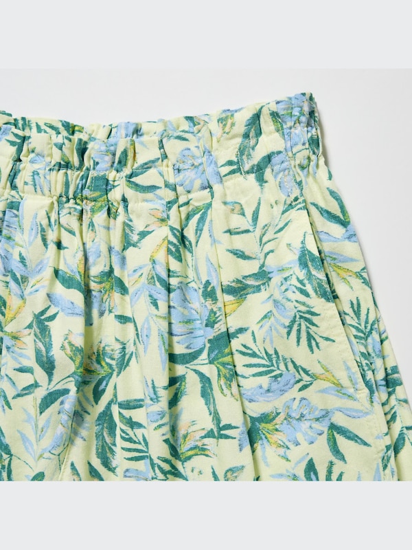 Linen Blend Easy Shorts