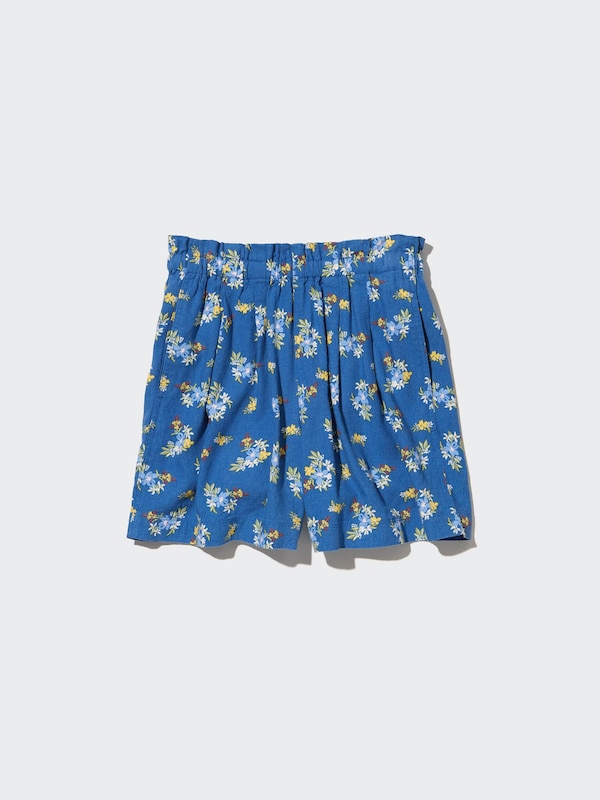 Linen Blend Easy Shorts