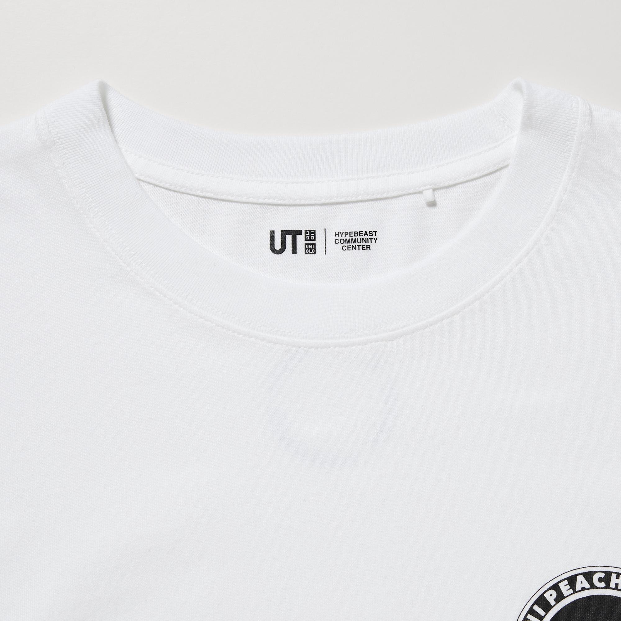 MEN'S HYPEBEAST COMMUNITY CENTER LONG SLEEVE UT (PEACHES) | UNIQLO CA