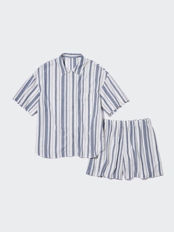 Linen Blend Set (Short Sleeve)