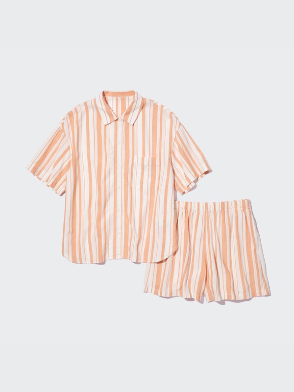 Linen Blend Set (Short Sleeve)