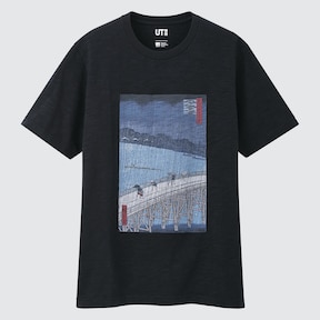 hokusai blue t shirt