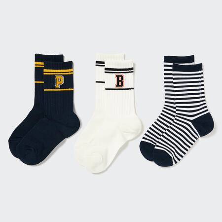 Kids Regular Line Socks (Three Pairs)