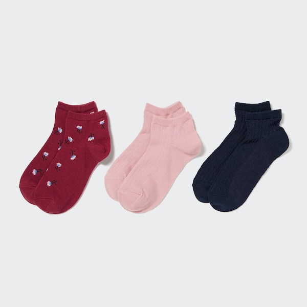 Short Socks 3 Pack | UNIQLO US