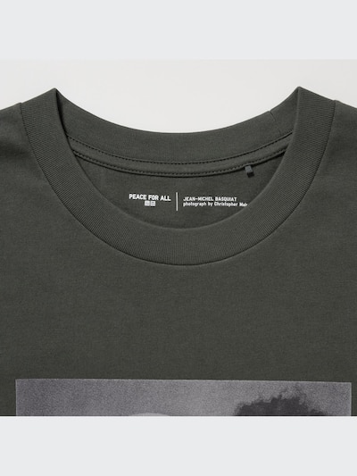 PEACE FOR ALL Short-Sleeve Graphic T-Shirt (Basquiat)