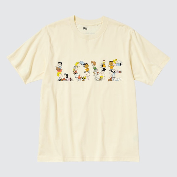 PEACE FOR ALL Short-Sleeve Graphic T-Shirt (Peanuts)