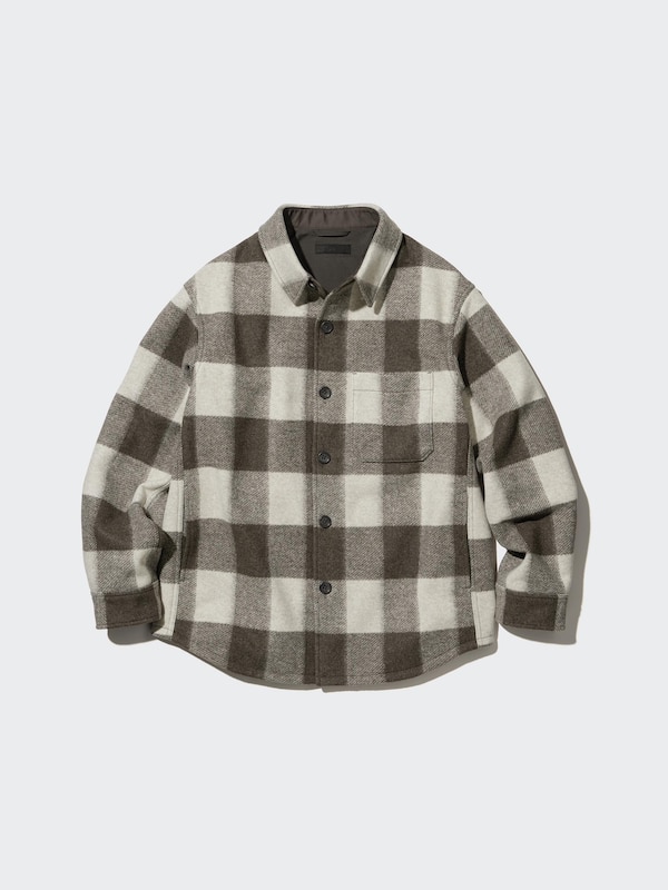 Checked Overshirt Jacket