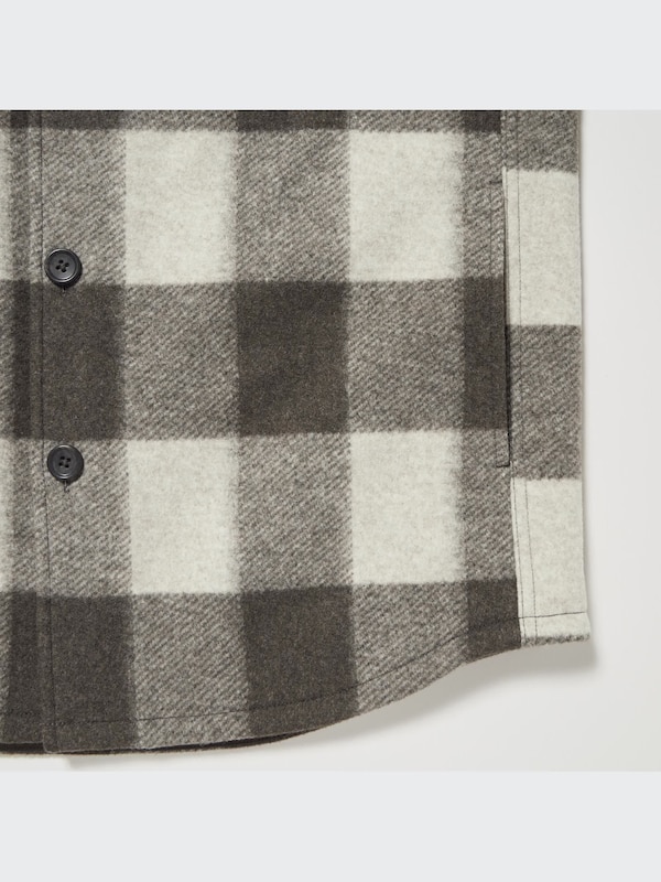 Checked Overshirt Jacket