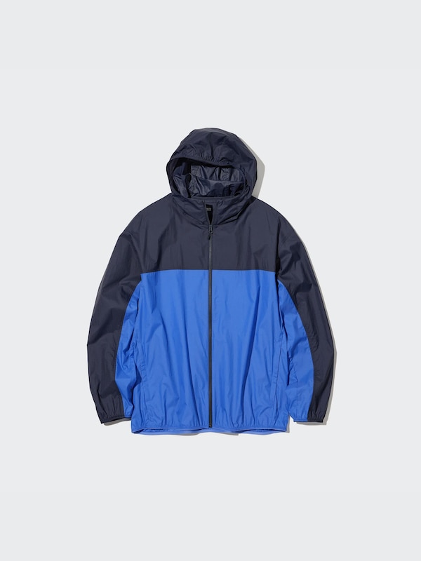 Pocketable UV Protection 3D Cut Parka (Color Block)