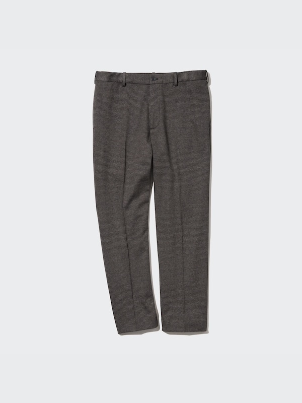 Smart Houndstooth Ankle Length Trousers