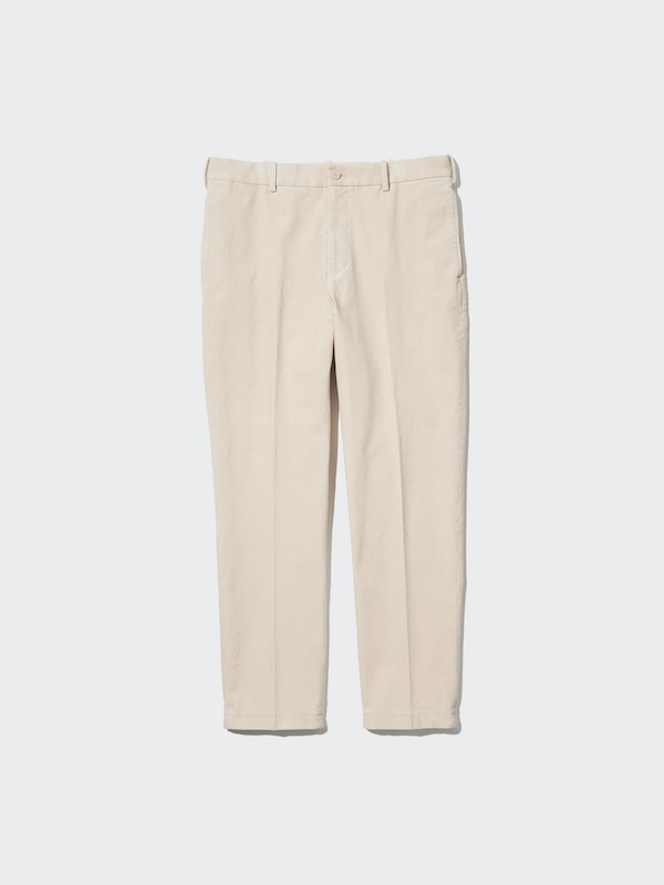Smart Ankle Pants (2-Way Stretch, Corduroy)