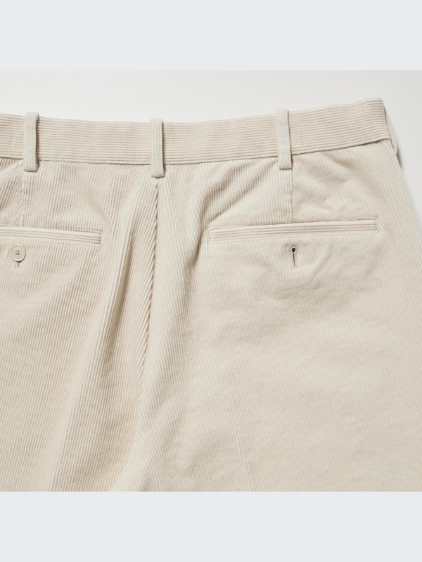 Smart Ankle Pants (2-Way Stretch, Corduroy)