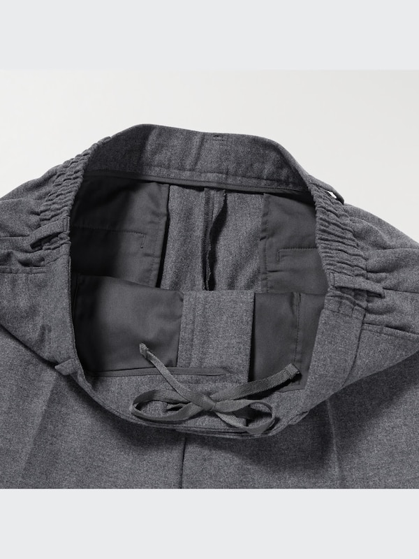 Pleated Wide Pants (brushed twill)