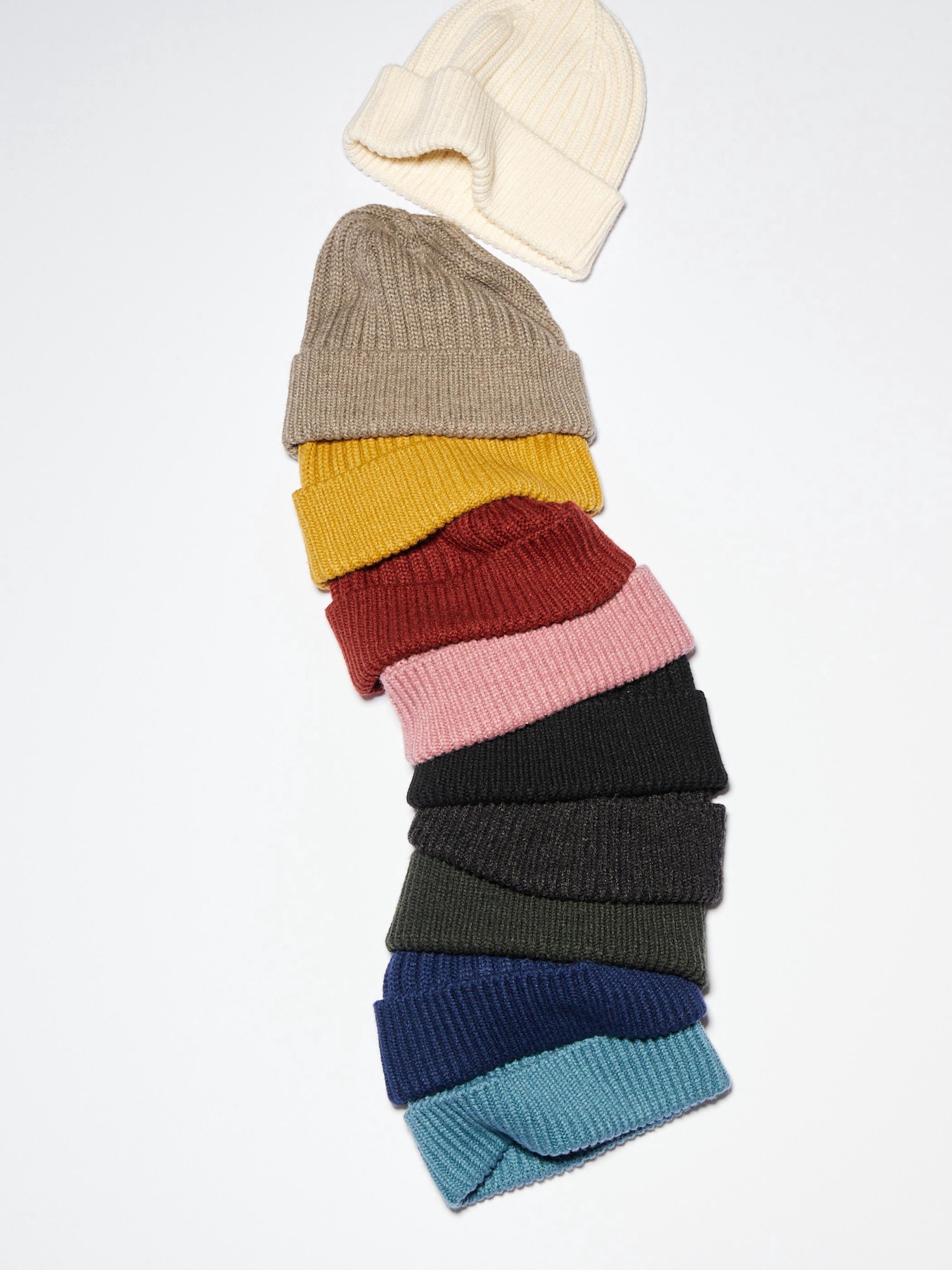 帽子 HYKE 25AW RIBBED KNIT WOOL BEANIE RIBBED KNIT WOOL BEANIE-リブニットウールビーニー-HYKE（ハイク