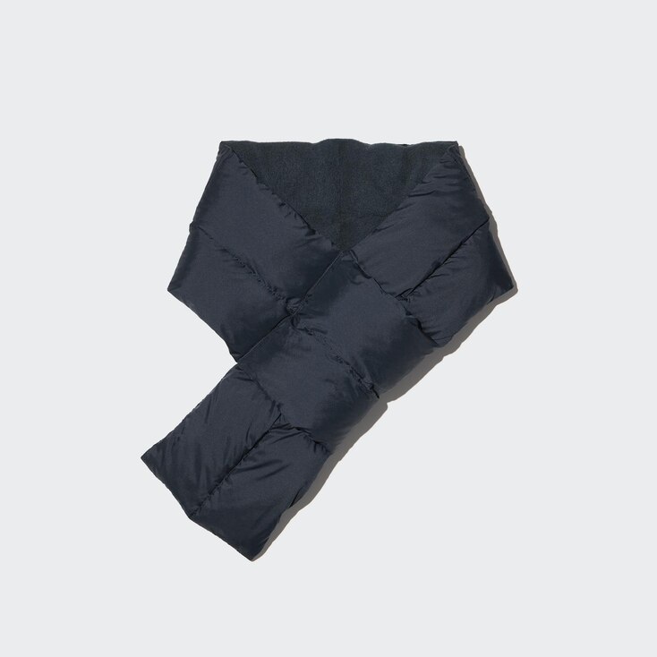 Uniqlo HEATTECH Bufanda Térmica Acolchada Forrados - Azul Marino - One Size
