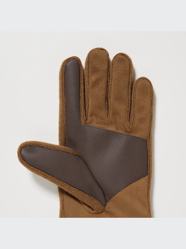 HEATTECH Lined Gloves | Faux Suede