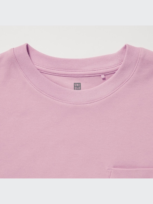 Soft Brushed Crew Neck Long-Sleeve T-Shirt