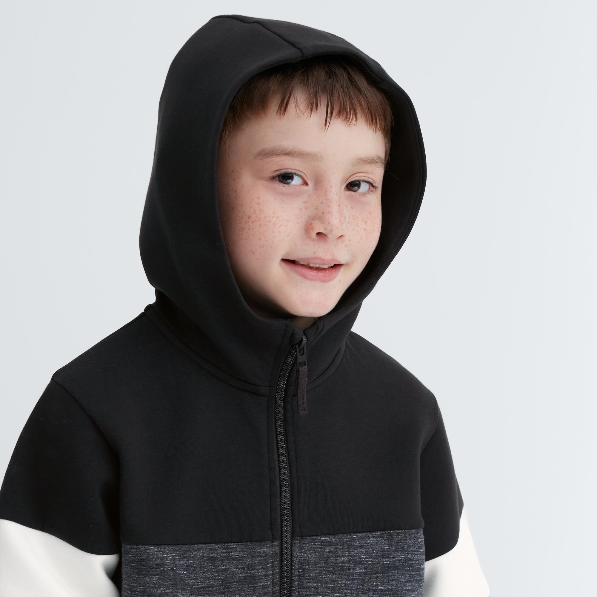 KIDS Ultra Stretch Dry Sweat Long Sleeve Full Zip Hoodie