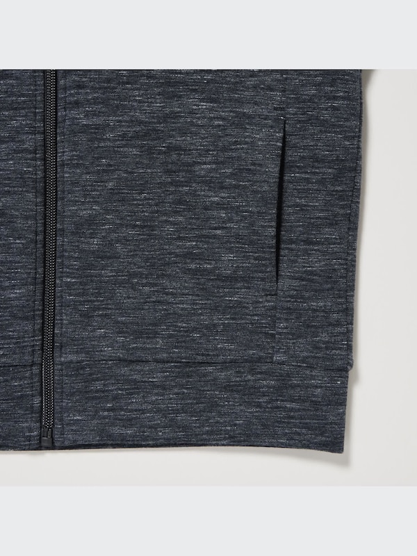Ultra Stretch Dry Sweat Long-Sleeve Full-Zip Hoodie (Color Block)