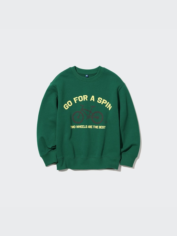 Ultra Stretch Graphic Long-Sleeve Sweatshirt