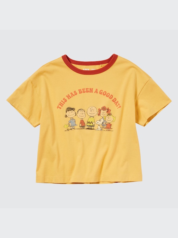Love Sunshine & Peanuts UT (Cropped Short-Sleeve Graphic T-Shirt)