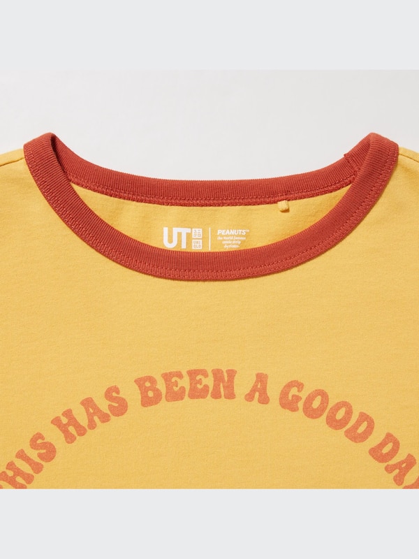 Love Sunshine & Peanuts UT (Cropped Short-Sleeve Graphic T-Shirt)