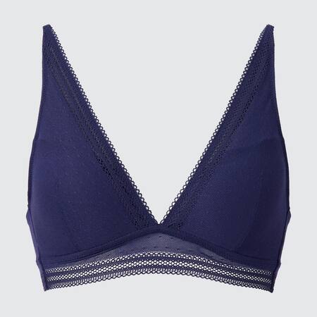 Relax Plunging Lace Wireless Bra