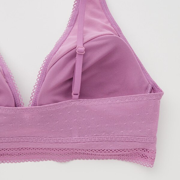 Wireless Bra (Plunging Relax, Lace) UNIQLO US