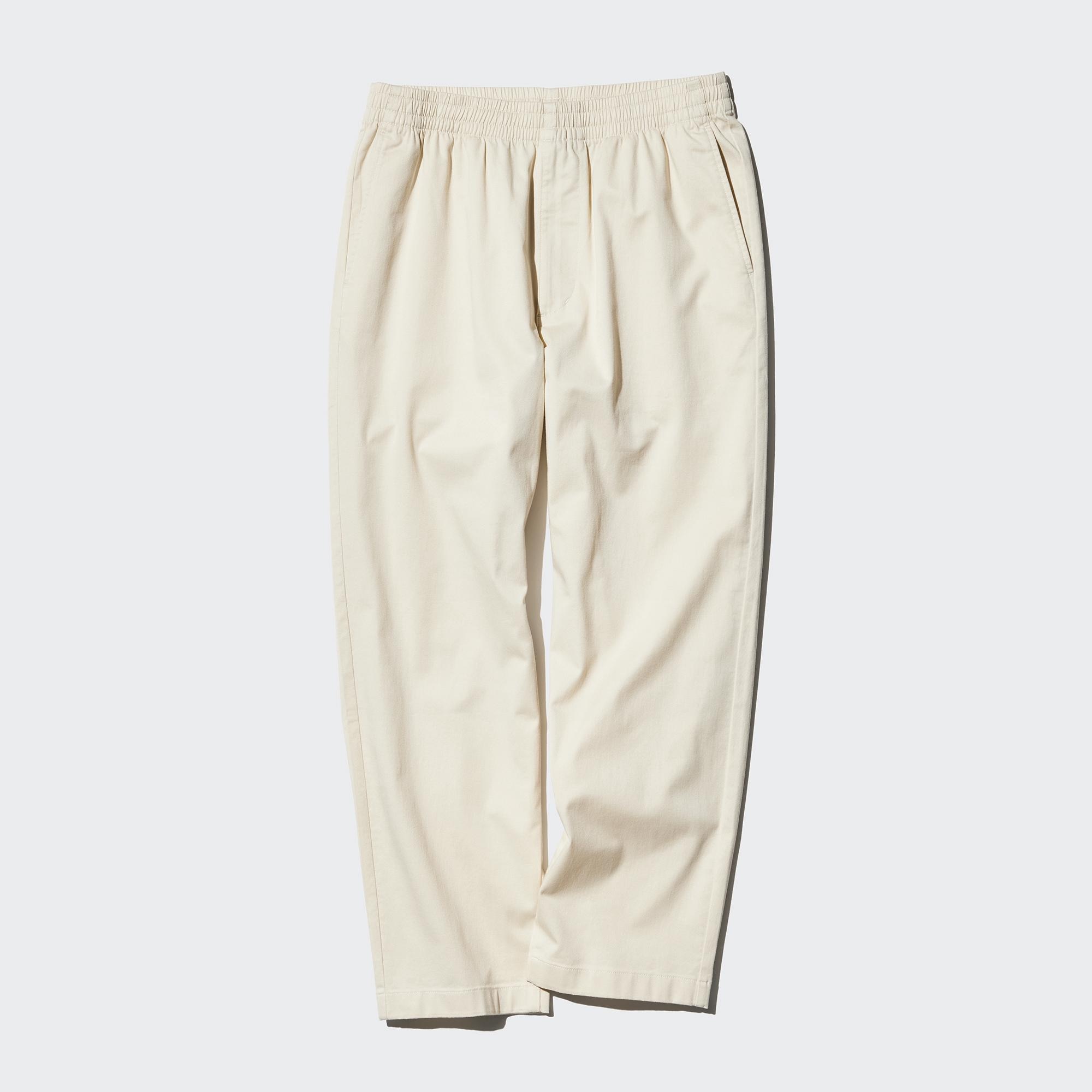 Cotton Relaxed Ankle Pants