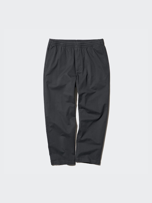 Cotton Relaxed Ankle Pants