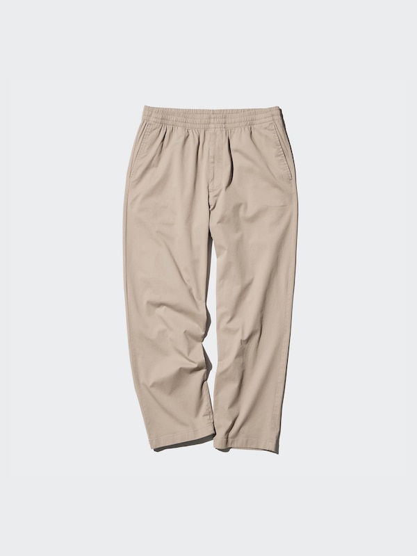 Cotton Relaxed Ankle Pants