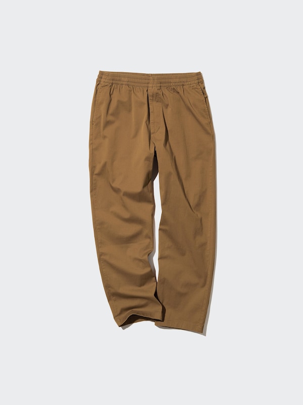 Cotton Relaxed Ankle Pants