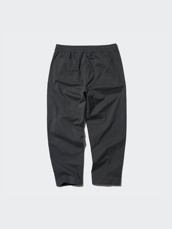 Cotton Relaxed Ankle Pants