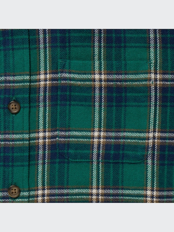 Flannel Checked Long-Sleeve Shirt