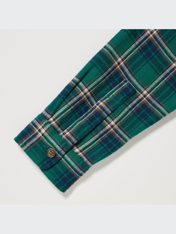 Flannel Checked Long-Sleeve Shirt