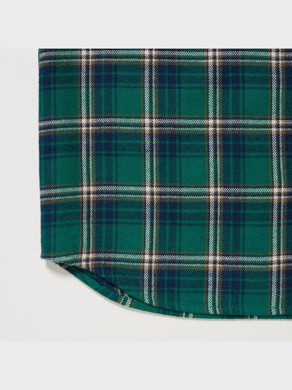 Flannel Checked Long-Sleeve Shirt