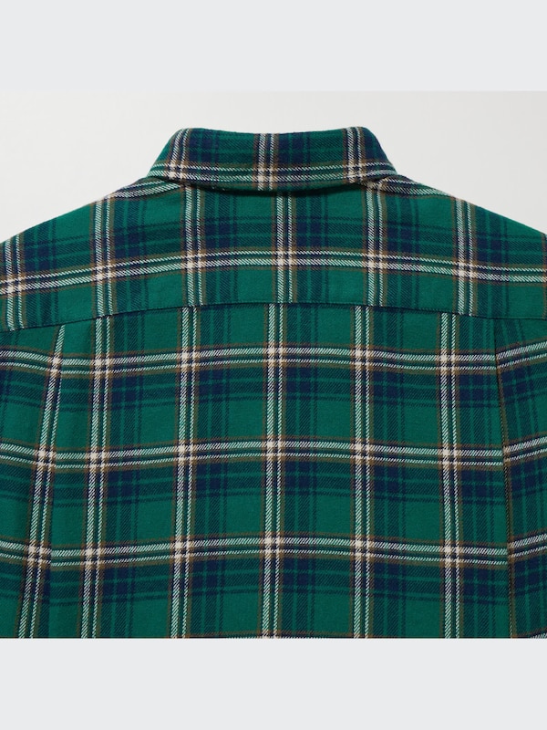 Flannel Checked Long-Sleeve Shirt