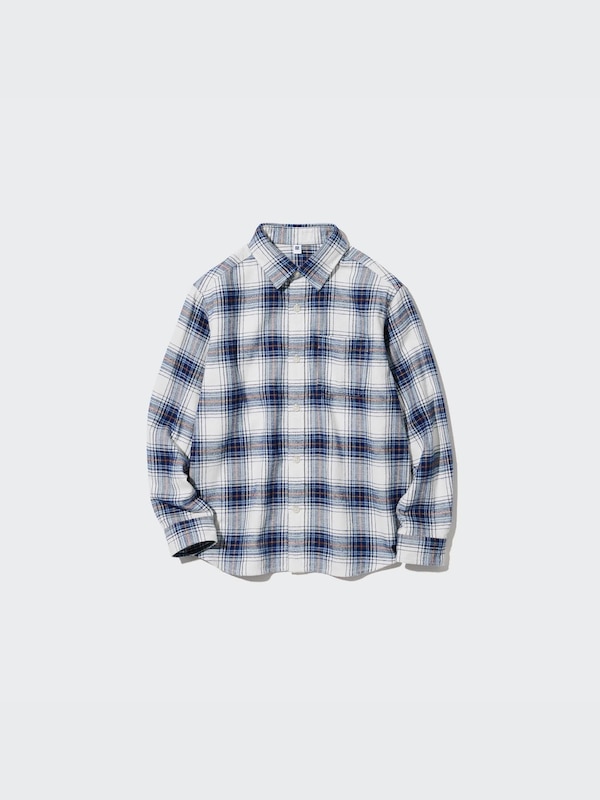Flannel Checked Long-Sleeve Shirt
