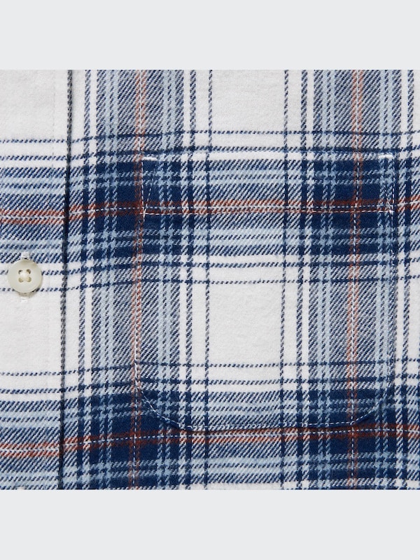 Flannel Checked Long-Sleeve Shirt