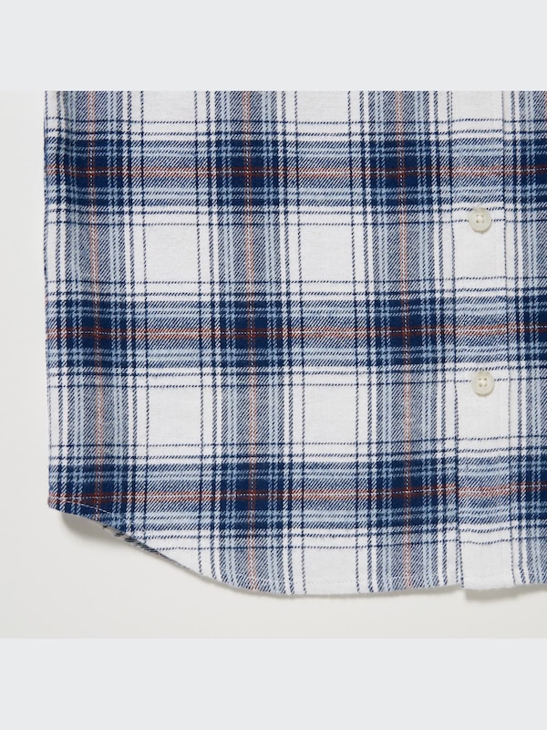 Flannel Checked Long-Sleeve Shirt