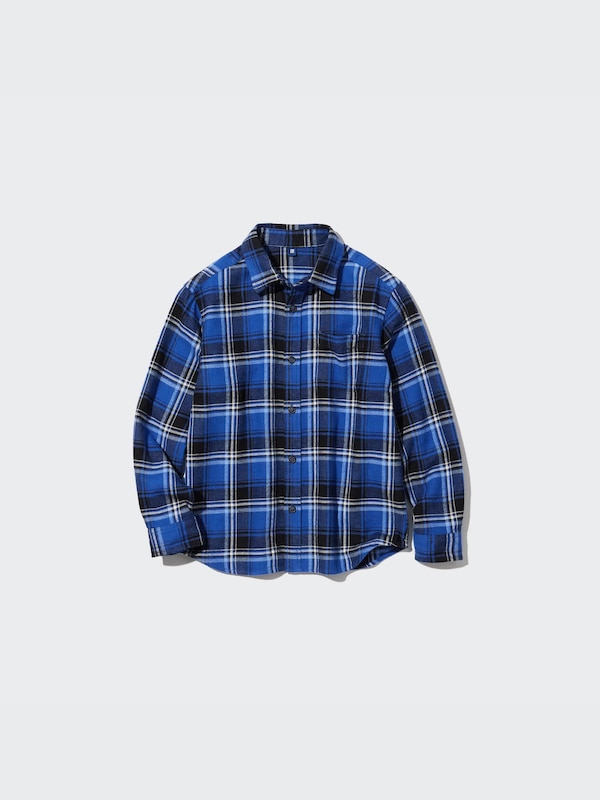 Flannel Checked Long-Sleeve Shirt
