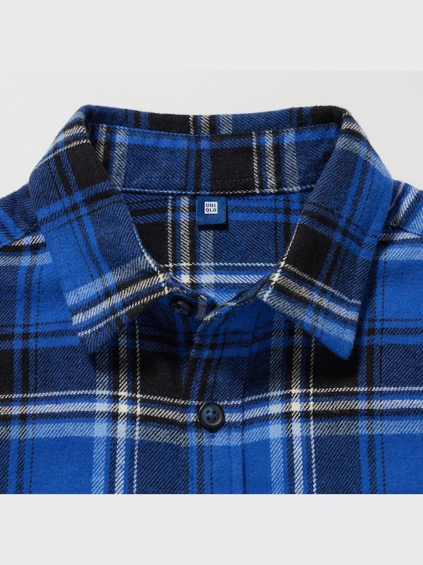 Flannel Checked Long-Sleeve Shirt