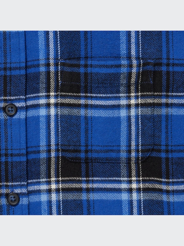 Flannel Checked Long-Sleeve Shirt